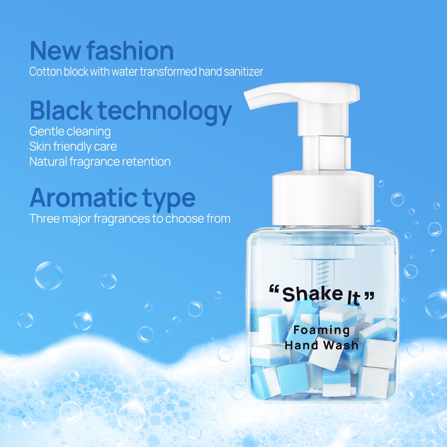 DIY Shake Foam Hand Sanitizer