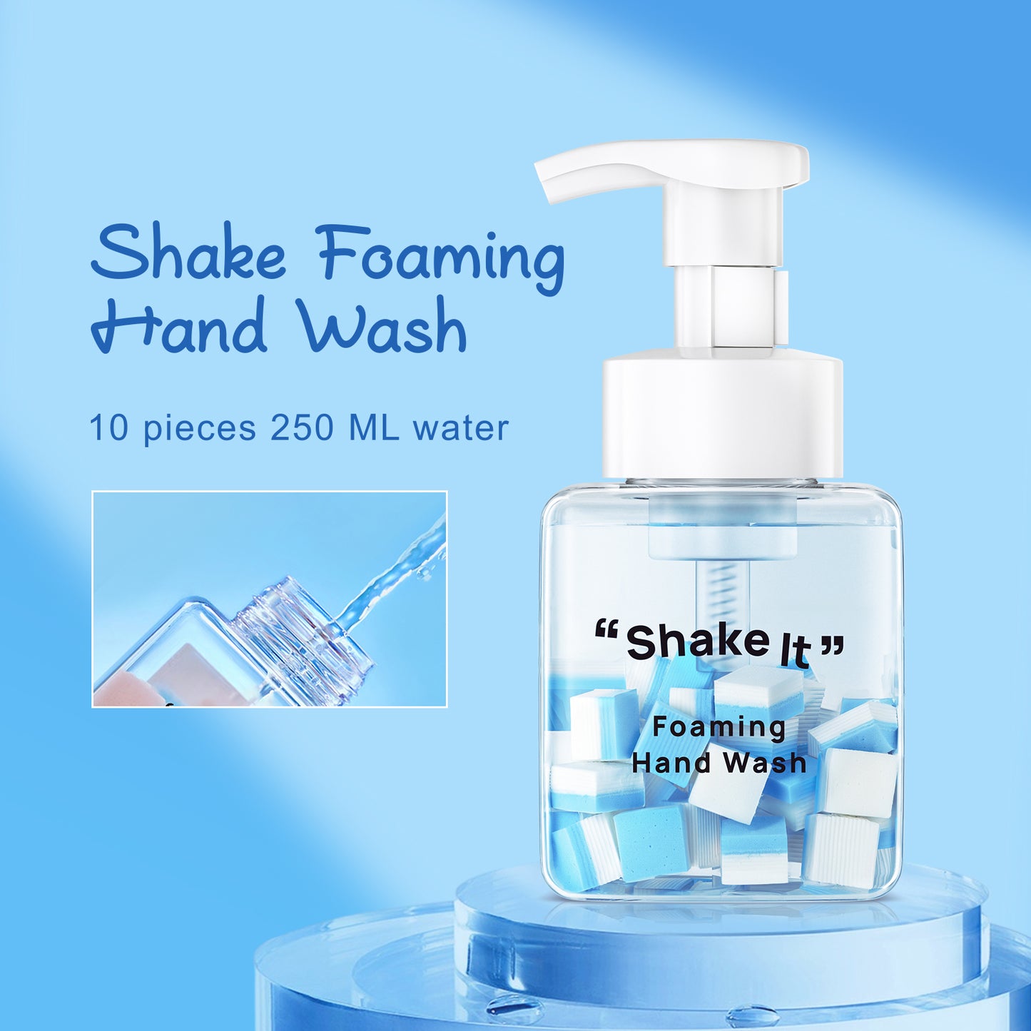 DIY Shake Foam Hand Sanitizer