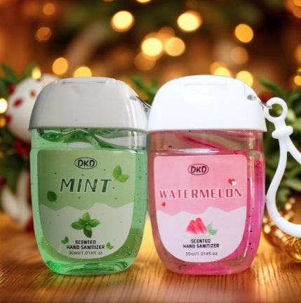 DKD 2pack Hand Sanitizer With Hook Mint Watermelon Scent