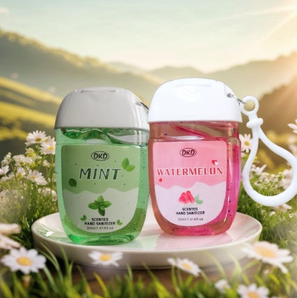 DKD 2pack Hand Sanitizer With Hook Mint Watermelon Scent